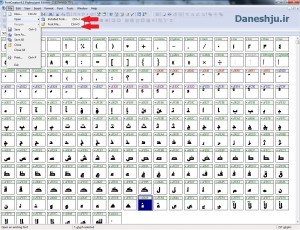 آموزش ساخت فونت با نرم‌افزار FontCreator